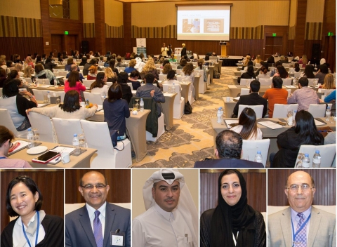 From left: Dr. Jungyeon Kim, Dr. Muhammad Waqar Azeem, Mr. Essa Saoud Al-Kuwari, Mrs. Hasna Nada, and Dr. Fouad Al Shaban